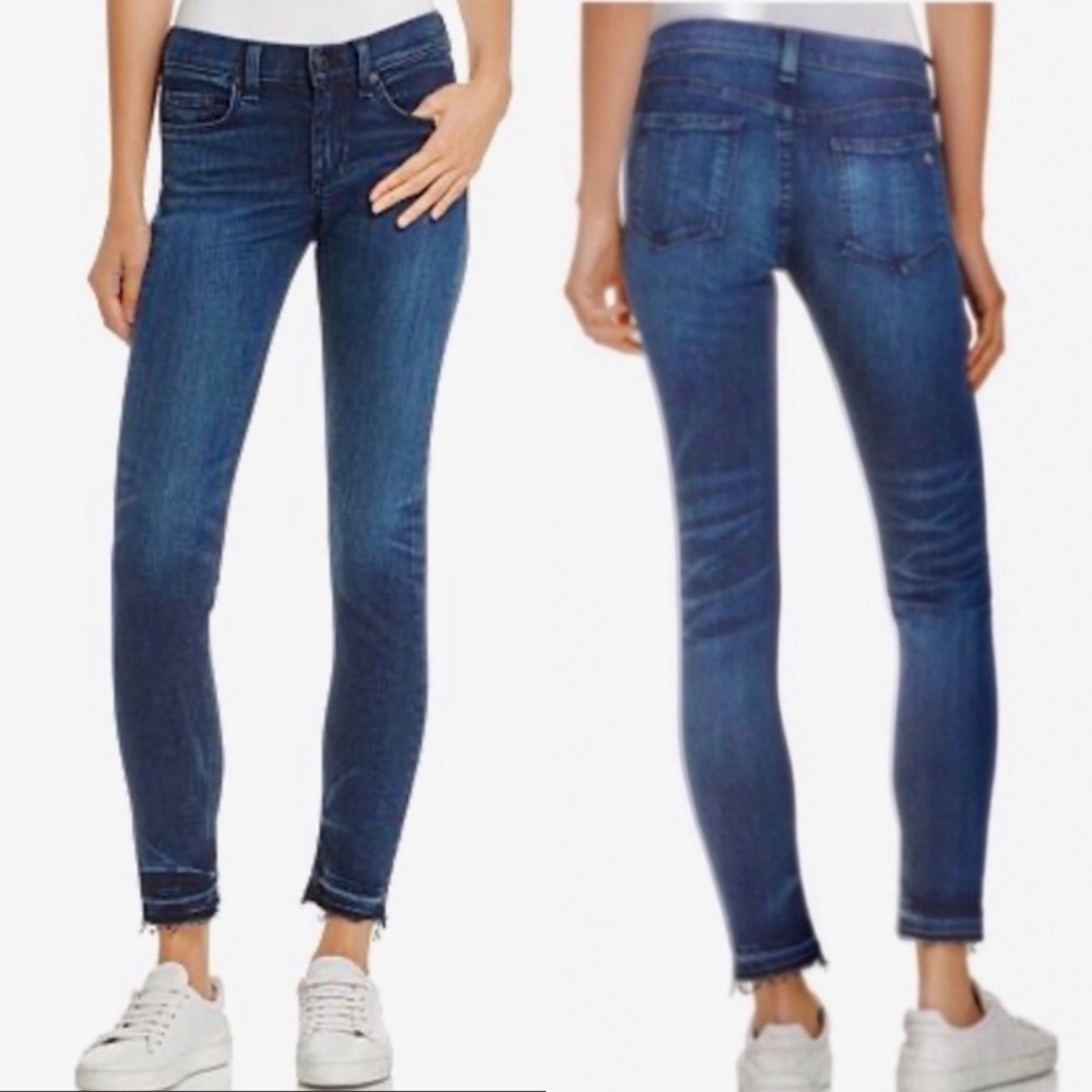 Rag & Bone Ankle Skinny Jeans‎ in Alembic Wash